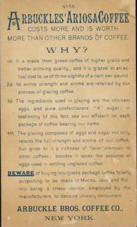1890 Arbuckle Coffee